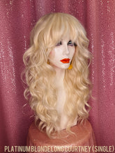Load image into Gallery viewer, Platinum Blonde Long Courtney