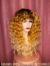 Load image into Gallery viewer, Caramel Dipped Long Courtney
