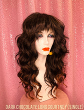 Load image into Gallery viewer, Dark Chocolate Long Courtney
