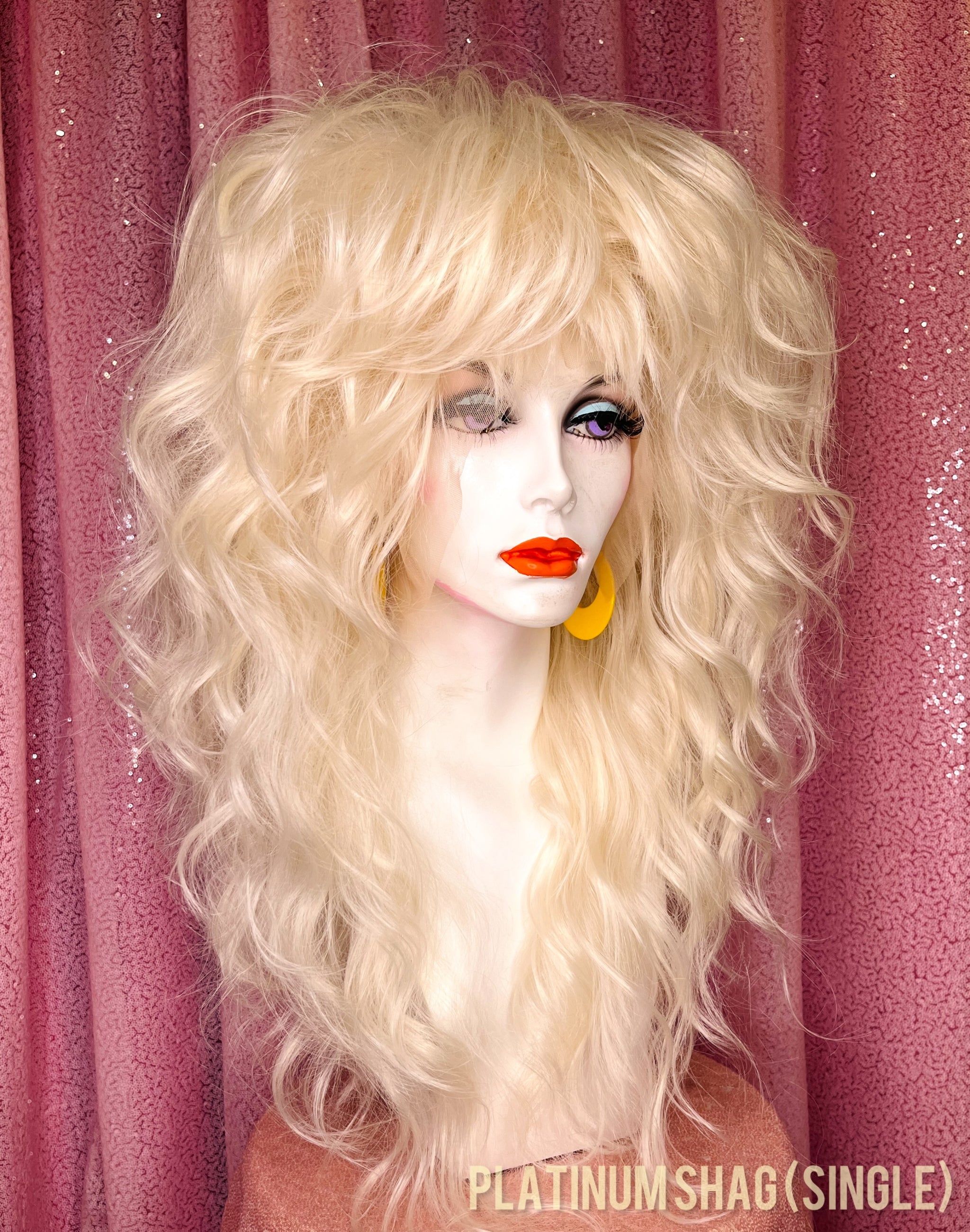 Platinum Blonde Professional Shag Wig NWT Amazon.com : Jadeadyseg Platinum Blonde Highlight Ombre  main image 2