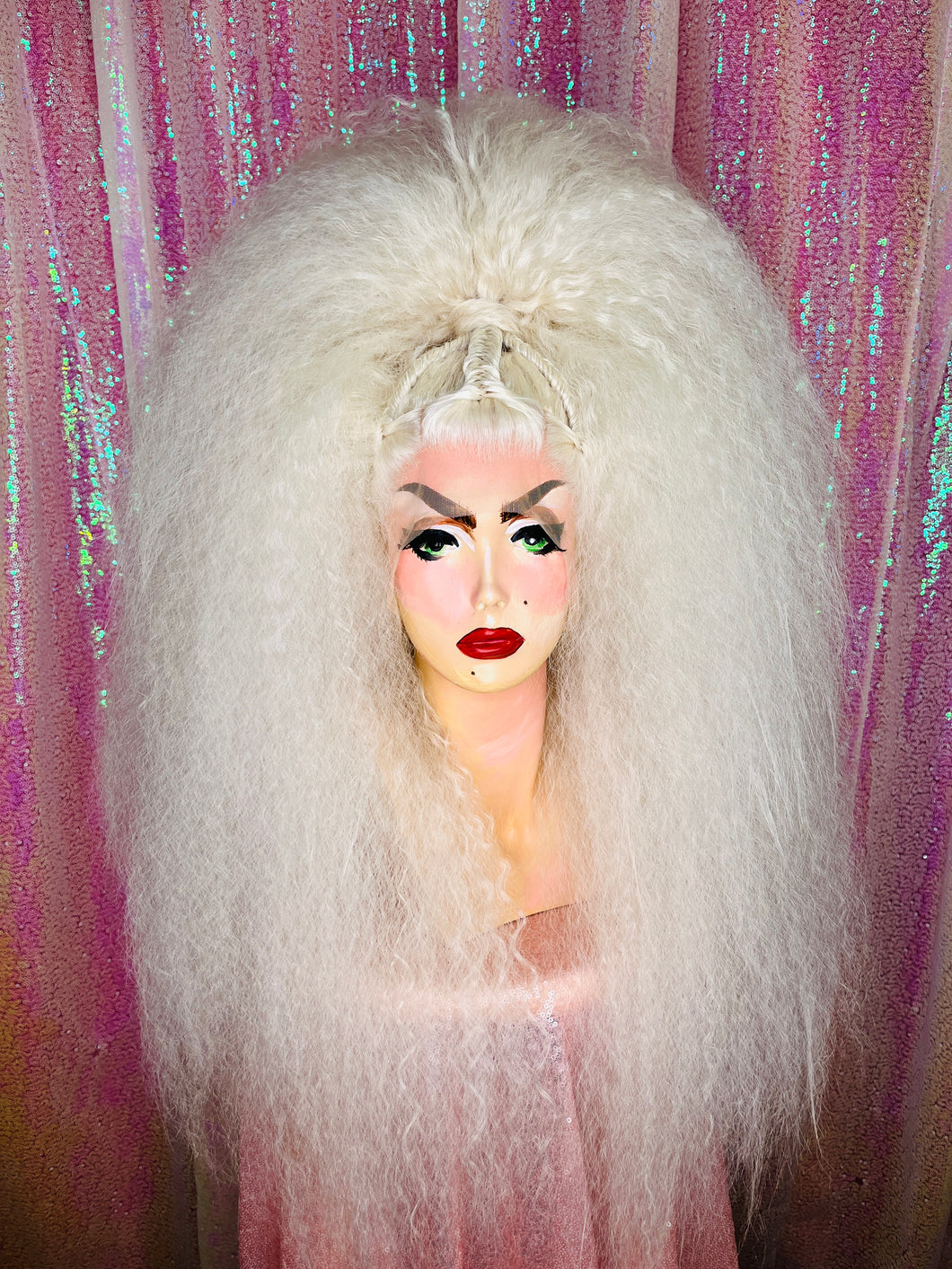 Platinum Blonde High Pony Floof