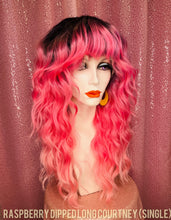 Load image into Gallery viewer, Raspberry Dipped Long Courtney
